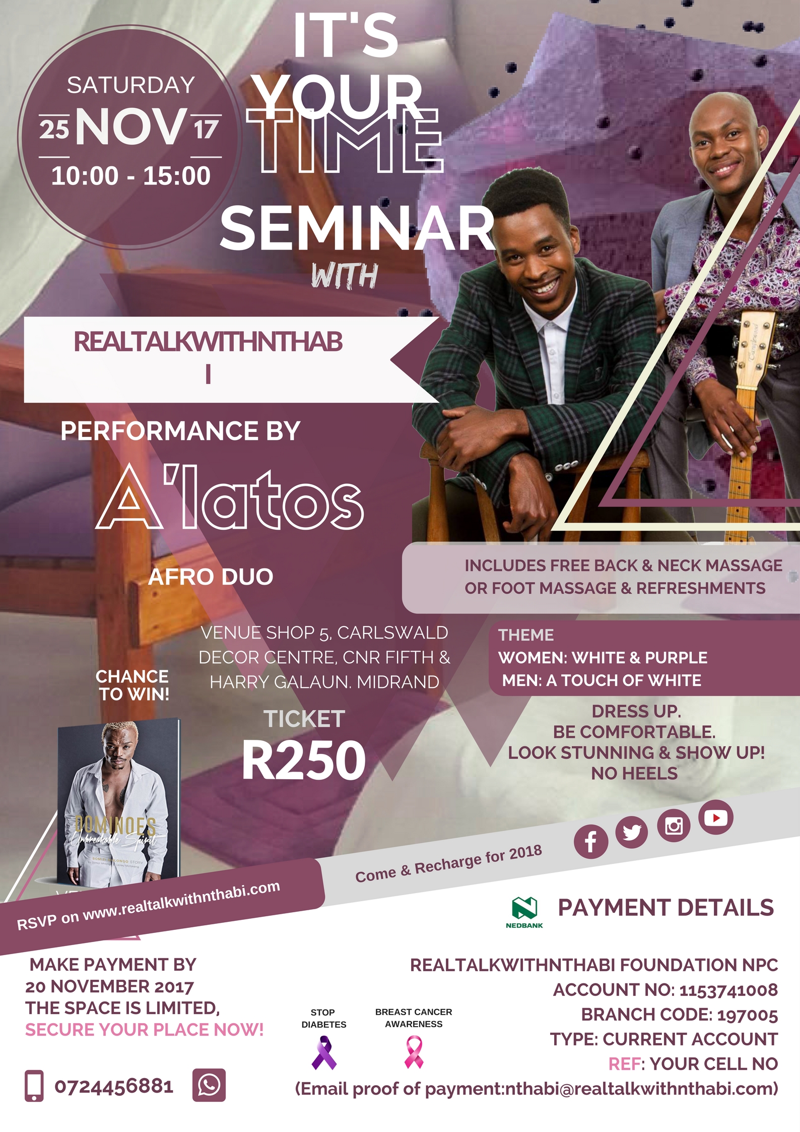 A'latos Performs at IT'S YOUR TIME SEMINAR